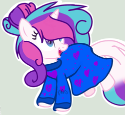 Size: 707x654 | Tagged: safe, artist:mlpcotton-candy-pone, derpibooru import, oc, oc:magical melody, pony, unicorn, clothes, dress, female, mare, simple background, solo