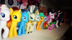 Size: 3328x1872 | Tagged: safe, derpibooru import, pony, brushable, collection, mane, tail, toy