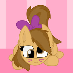 Size: 1500x1500 | Tagged: safe, artist:mewliciousness, derpibooru import, oc, oc:joycie, pegasus, pony, behaving like a cat, cute, derp, female, mare, silly, silly pony, solo, textless