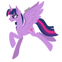 Size: 1024x1024 | Tagged: safe, artist:scape-goats, derpibooru import, part of a set, twilight sparkle, twilight sparkle (alicorn), alicorn, pony, cutie mark, female, mare, simple background, smiling, solo, spread wings, transparent background, ultimate twilight, wings