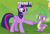 Size: 600x413 | Tagged: safe, derpibooru import, edit, edited screencap, screencap, spike, twilight sparkle, twilight sparkle (alicorn), alicorn, dragon, pony, father knows beast, cropped, hoofbump, image macro, meme, miraculous ladybug, text, winged spike