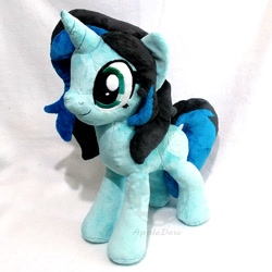 Size: 1000x1000 | Tagged: safe, artist:appledew, derpibooru import, oc, oc only, oc:lacey corset, pony, unicorn, female, horn, irl, mare, photo, plushie, solo