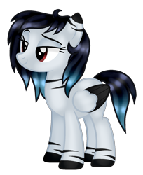 Size: 1405x1725 | Tagged: safe, artist:cindydreamlight, derpibooru import, oc, oc only, oc:roosa flower, pegasus, pony, female, mare, simple background, solo, transparent background