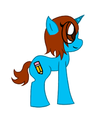 Size: 390x490 | Tagged: safe, artist:puccafangirl, derpibooru import, oc, oc only, pony, unicorn, brown mane, cutie mark, ponysona, side view, simple background, solo, transparent background