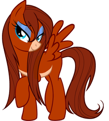 Size: 2434x2699 | Tagged: safe, artist:puccafangirl, derpibooru import, pegasus, pony, base used, crossover, ice age, looking at you, ponified, scratte, seductive look, smiling, wet mane