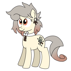 Size: 1000x1000 | Tagged: safe, artist:toyminator900, derpibooru import, oc, oc only, oc:osha, earth pony, pony, ear piercing, earring, female, jewelry, mare, piercing, simple background, smiling, solo, standing, transparent background