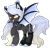 Size: 1280x1230 | Tagged: safe, artist:malicious-demi, derpibooru import, oc, oc only, bat pony, pony, bat pony oc, bat wings, braid, braided tail, cute, cute little fangs, ear tufts, fangs, female, fishnet stockings, hoof polish, looking at you, mare, one hoof raised, orange eyes, raised eyebrow, silver hair, simple background, solo, spread wings, standing, stripes, tongue out, transparent background, wings