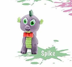 Size: 354x329 | Tagged: safe, derpibooru import, spike, dragon, bootleg, bowtie, cake topper, faic, irl, male, photo, solo, toy, wat