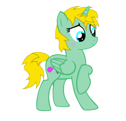 Size: 976x940 | Tagged: artist needed, safe, derpibooru import, oc, oc only, alicorn, pony, 2019 community collab, blushing, derpibooru community collaboration, simple background, solo, transparent background