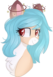 Size: 2048x3000 | Tagged: safe, artist:cinnamontee, derpibooru import, oc, oc:bambi eyes, pony, bust, female, mare, portrait, simple background, solo, transparent background