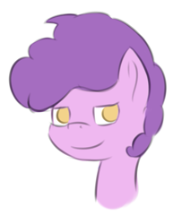 Size: 437x537 | Tagged: safe, artist:vbronny, derpibooru import, oc, oc only, earth pony, pony, bust, female, looking at you, mare, portrait, simple background, smiling, solo, white background