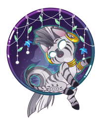 Size: 735x900 | Tagged: safe, artist:fuyusfox, derpibooru import, zecora, pony, zebra, cute, ear piercing, earring, female, glowing eyes, jewelry, leg rings, mare, neck rings, piercing, simple background, solo, transparent background, watermark