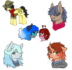 Size: 3362x3269 | Tagged: safe, artist:jolliapplegirl, derpibooru import, oc, oc only, oc:acheron, oc:halberd, oc:marigold, oc:skyla, bat pony, earth pony, human, pegasus, pony, unicorn, equestria girls, adopted offspring, bat pony oc, curved horn, equestria girls-ified, humanized, next generation, offspring, parent:fluttershy, parent:king sombra, parent:lord tirek, parent:princess cadance, parent:shining armor, parent:spearhead, parent:unnamed oc, parents:canon x oc, parents:shiningcadance, parents:sombrashy, rule 63