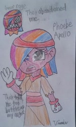 Size: 1024x1695 | Tagged: safe, artist:tobiisabunny, derpibooru import, oc, oc:havoc fury, human, equestria girls, black eye, humanized, solo, the marevolent six, traditional art