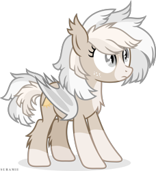 Size: 13002x14281 | Tagged: safe, artist:suramii, derpibooru import, oc, oc:cuddy, bat pony, absurd resolution, bat pony oc, chest fluff, female, freckles, gray eyes, simple background, socks (coat marking), solo, transparent background