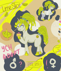 Size: 2488x2900 | Tagged: safe, artist:mdwines, derpibooru import, oc, pony, adoptable, cake, commission, female, food, mare, solo, your character here