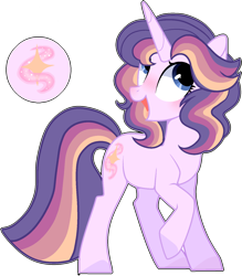 Size: 1450x1656 | Tagged: safe, artist:moon-rose-rosie, derpibooru import, oc, oc only, oc:moonlight swirl, pony, unicorn, blushing, cutie mark, female, mare, offspring, parent:flash sentry, parent:twilight sparkle, parents:flashlight, simple background, solo, transparent background