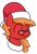 Size: 1198x1777 | Tagged: safe, artist:moonatik, derpibooru import, oc, oc only, oc:moonatik, pony, bust, christmas, glasses, hat, holiday, male, santa hat, simple background, solo, stallion, transparent background