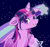 Size: 1800x1700 | Tagged: safe, artist:tuxisthename, derpibooru import, twilight sparkle, twilight sparkle (alicorn), alicorn, looking at you, solo, starry eyes, unshorn fetlocks, wingding eyes