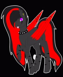 Size: 2988x3673 | Tagged: safe, artist:kensynvalkry, derpibooru import, oc, art trade, red and black oc