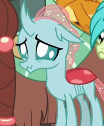Size: 304x368 | Tagged: safe, derpibooru import, screencap, ocellus, changedling, changeling, school daze, cropped, cute, diaocelles, female, frown, offscreen character, sad, sadorable, solo focus, wavy mouth