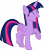 Size: 3959x4500 | Tagged: safe, artist:slb94, derpibooru import, twilight sparkle, twilight sparkle (alicorn), alicorn, pony, alternate hairstyle, cute, excited, eyes closed, female, happy, long hair, mare, open mouth, raised hoof, simple background, solo, transparent background, twiabetes, vector