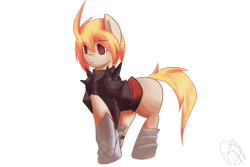 Size: 1095x730 | Tagged: safe, artist:usually blank, derpibooru import, pony, final fantasy, final fantasy tactics, ponified, ramza beoulve, simple background, solo, transparent background