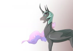 Size: 1280x889 | Tagged: safe, artist:p.e.h.o., derpibooru import, nightmare moon, profile, simple background, solo