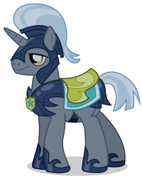 Size: 4000x5000 | Tagged: safe, artist:90sigma, derpibooru import, pony, unicorn, it's about time, .ai available, absurd resolution, armor, helmet, male, night guard, simple background, solo, stallion, transparent background, vector