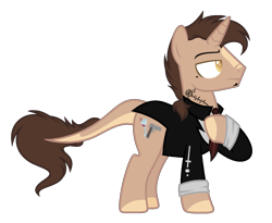 Size: 1549x1269 | Tagged: safe, artist:nightmarye, derpibooru import, oc, oc:lucas, pony, unicorn, clothes, male, simple background, solo, stallion, transparent background