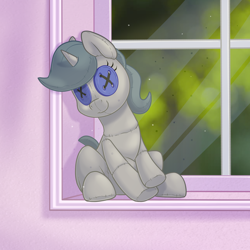 Size: 2000x2000 | Tagged: safe, artist:kellythedrawinguni, derpibooru import, oc, pony, plushie, solo