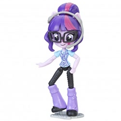 Size: 458x458 | Tagged: safe, derpibooru import, sci-twi, twilight sparkle, eqg summertime shorts, equestria girls, good vibes, clothes, doll, equestria girls minis, female, glasses, pants, shoes, toy