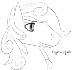 Size: 620x593 | Tagged: safe, artist:tempusfidgets, derpibooru import, oc, oc:mango tango, earth pony, pony, bust, fite me, male, monochrome, simple background, solo