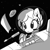 Size: 1280x1280 | Tagged: safe, artist:tjpones, derpibooru import, oc, oc only, pony, astronaut, ear fluff, female, floating, frown, grayscale, headset, mare, monochrome, screwdriver, solo, space, spacesuit