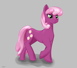 Size: 2440x2160 | Tagged: safe, artist:renarde-louve, derpibooru import, cheerilee, earth pony, pony, female, gray background, mare, simple background, solo