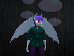 Size: 1600x1200 | Tagged: safe, artist:mistyamethyst, derpibooru import, oc, oc:misty amethyst, anthro, bat pony, male, second life, solo, stallion