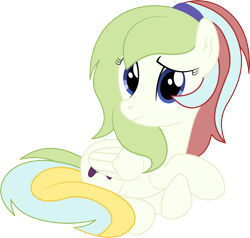 Size: 4913x4685 | Tagged: safe, artist:cyanlightning, derpibooru import, oc, oc only, oc:gamer beauty, pegasus, pony, .svg available, 2019 community collab, absurd resolution, chest fluff, derpibooru community collaboration, ear fluff, female, folded wings, mare, simple background, sitting, solo, transparent background, vector, wings