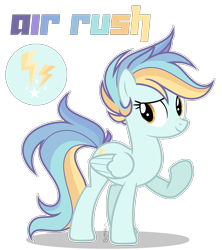 Size: 1685x1899 | Tagged: safe, artist:kumamoni, derpibooru import, oc, oc:air rush, pegasus, pony, base used, female, mare, offspring, parent:rainbow dash, parent:soarin', parents:soarindash, simple background, solo, transparent background