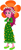 Size: 272x645 | Tagged: safe, artist:selenaede, artist:user15432, derpibooru import, gloriosa daisy, human, equestria girls, barely eqg related, base used, cagney carnation, clothes, crossover, cuphead, floral head wreath, flower, flower in hair, flower petals, hasbro, hasbro studios, shoes, simple background, studio mdhr, thorns, white background