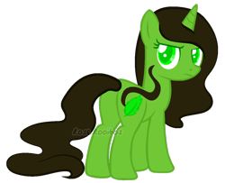 Size: 1024x832 | Tagged: safe, artist:roserooibos, derpibooru import, oc, oc:mentha, pony, unicorn, female, mare, simple background, solo, transparent background