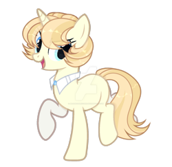 Size: 1280x1246 | Tagged: safe, artist:maddeadunicorn, derpibooru import, oc, oc only, pony, unicorn, deviantart watermark, female, mare, obtrusive watermark, simple background, solo, transparent background, watermark