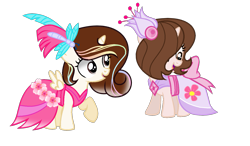 Size: 1529x895 | Tagged: safe, artist:crystalraimbow, derpibooru import, oc, oc:lynnie notes, alicorn, pony, unicorn, clothes, dress, female, filly, gala dress, simple background, transparent background