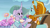 Size: 1280x720 | Tagged: safe, derpibooru import, screencap, mistmane, rockhoof, earth pony, pony, unicorn, a rockhoof and a hard place, beard, braid, clothes, crystal, crystal flower, duo, elderly, facial hair, female, flower, male, mare, moustache, rockhoof's shovel, stallion