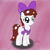 Size: 2048x2048 | Tagged: safe, artist:cityflyer502, derpibooru import, oc, oc only, oc:graph travel, pony, robot, robot pony, bow, clothes, prosthetic wing, smiling, vest