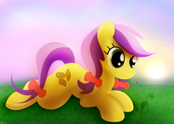 Size: 3034x2160 | Tagged: safe, artist:startledflowerpony, derpibooru import, lavender fritter, pony, prone, solo