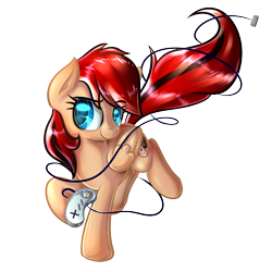 Size: 3000x3000 | Tagged: safe, artist:katakiuchi4u, derpibooru import, oc, oc only, oc:alex bash, pegasus, pony, 2019 community collab, commission, controller, derpibooru community collaboration, hoof hold, simple background, solo, transparent background