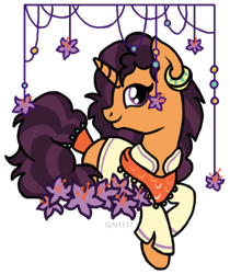 Size: 654x780 | Tagged: safe, artist:sjart117, derpibooru import, saffron masala, pony, spice up your life, simple background, solo, transparent background