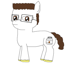 Size: 1024x904 | Tagged: safe, artist:logan jones, derpibooru import, pony, glasses, hank hill, king of the hill, male, ponified