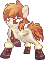 Size: 1080x1428 | Tagged: safe, artist:amura-of-jupiter, derpibooru import, oc, oc only, oc:amura, pegasus, pony, clothes, derpibooru community collaboration, female, fuzzy socks, simple background, socks, solo, transparent background