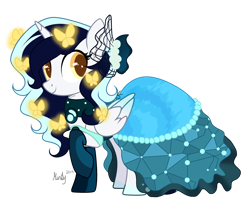 Size: 1280x1041 | Tagged: safe, artist:mintoria, derpibooru import, oc, oc only, oc:roxy lovli pop, alicorn, pony, alicorn oc, clothes, dress, female, gala dress, mare, simple background, solo, transparent background